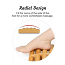 Wooden 5 Roller Foot Massager