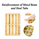 Wooden 5 Roller Foot Massager