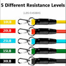 11 Piece Fitness Resistance Bands Exercise Set