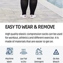 Plus sized Open Toe Compression Socks